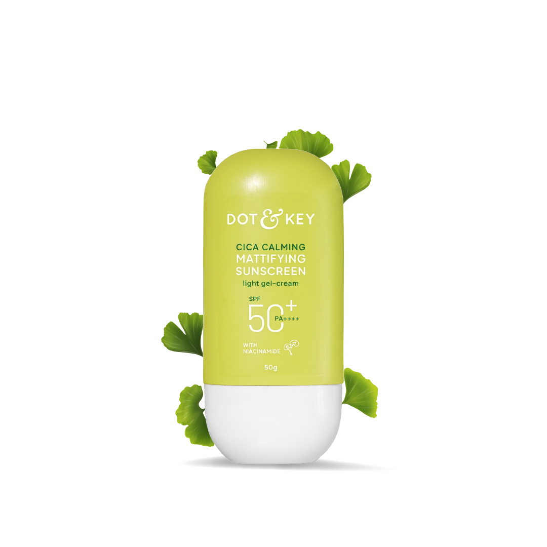 Cica + Niacinamide Sunscreen, In-Vivo Tested SPF 50+ PA++++ Dot & Key Cica + Niacinamide Sunscreen, In-Vivo Tested SPF 50+ PA++++ - Image 1