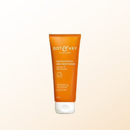 Dot & Key Mango Detan Gel Facewash with Glycolic and Niacinamide